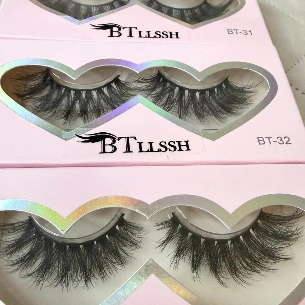 27 Pair BTLLSSH False Reusable Eyelashes - 3 styles
